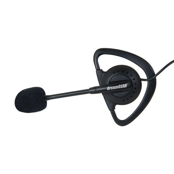Fone de ouvido auricular com fio e microfone Dreamgear para jogos DGUN-2984 Preto image number null