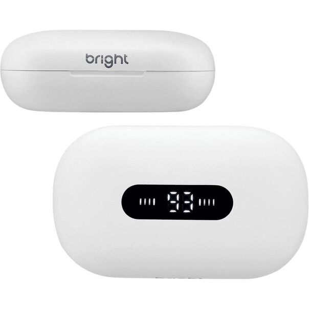 Fone de Ouvido BRIGHT FN571 Bluetooth Branco image number null
