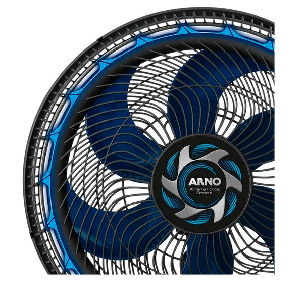 Ventilador de Mesa Arno Xtreme Force 40cm com 126W de Potência cor Preto-Azul VB40 220V image number null