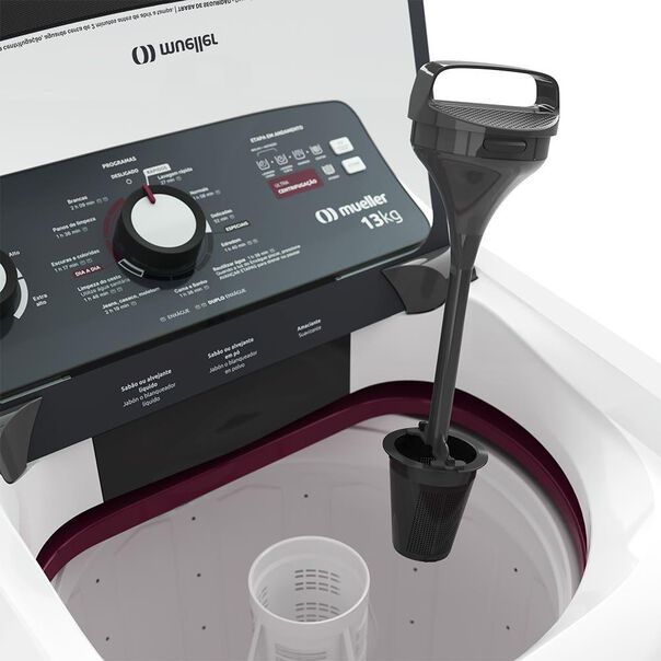 Máquina De Lavar Mueller 13kg Com Ultracentrifugação E Ciclo Rápido Mla13 127v - Branco image number null