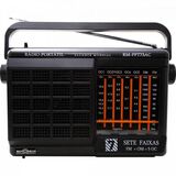 Rádio Portatil 7 RM-PFT73AC Preto Motobras