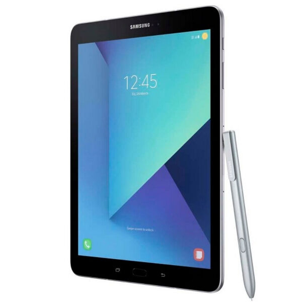 Tablet Samsung Galaxy Tab S3 4G SM-T825 com Tela 9.7. 32GB. Câmera 12MP. Android 7.0. Leitor de Digitais. 4GB de RAM e Processador Quad-Core - Prata image number null