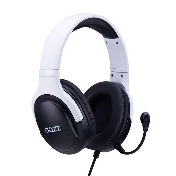 Headset Gamer Dazz HR6148 2.0 Drivers 40mm Preto e Branco D62000102 image number null