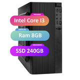 Pc Computador Cpu Intel Core I3 8gb Ssd 240gb Strong Tech