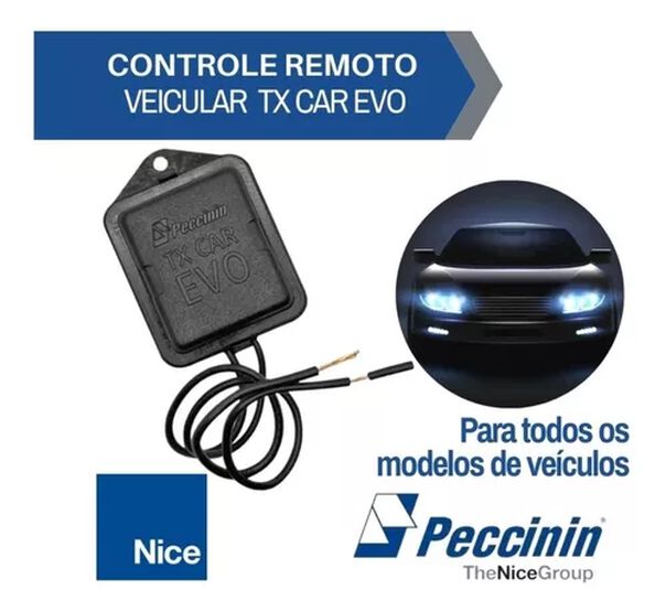 Controle Tx Car Peccinin Farol De Carro 433mhz image number null