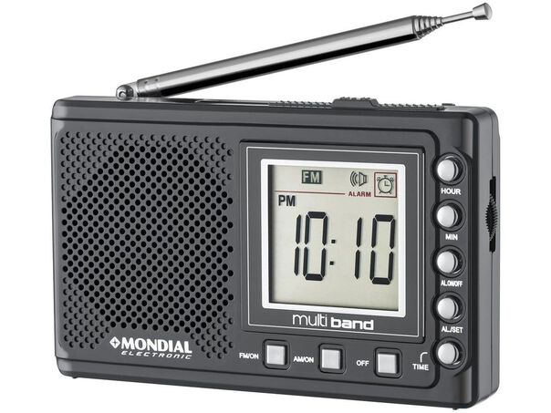 Rádio Portátil Mondial AM-FM Digital Multi Band II RP-04 image number null