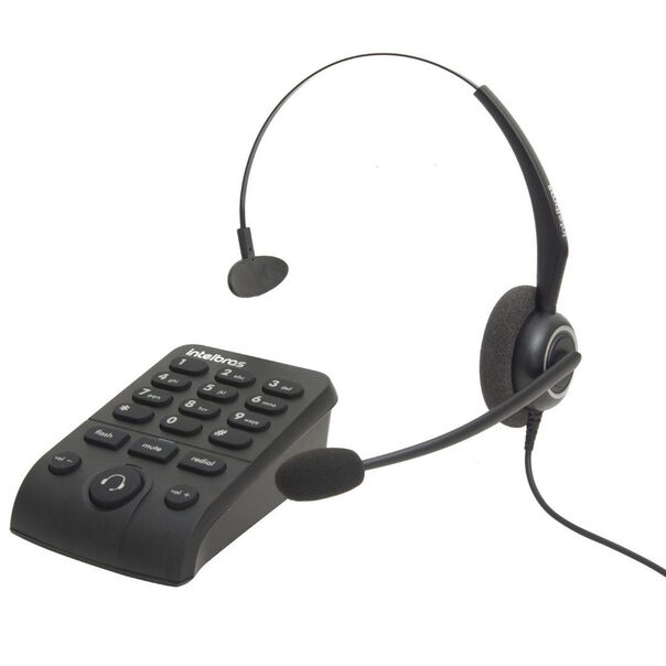 Telefone Headset Intelbras HSB-50 - Preto image number null
