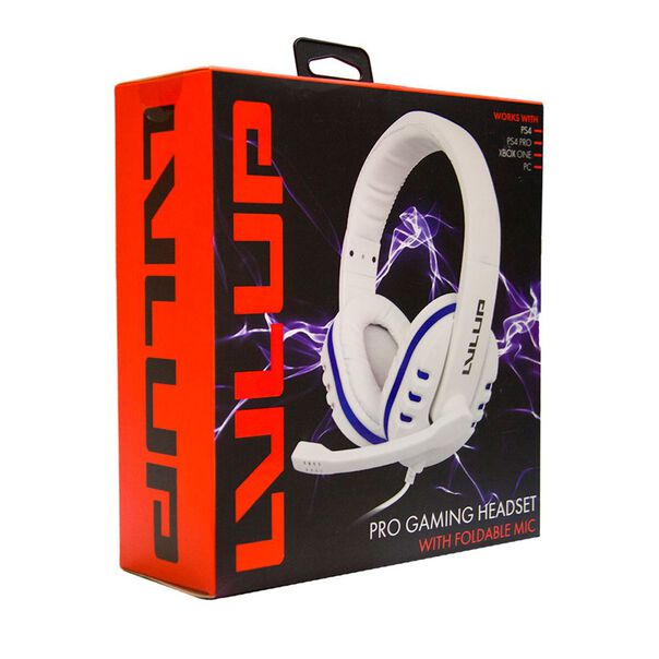 Pro Gaming Headset Level UP para PS5  Xbox1  Switch  PC e Mobile - Cor Branca image number null