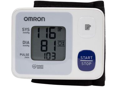 Medidor de Pressão Arterial de Pulso Digital Omron Automático Essencial image number null