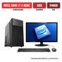 Computador  Spread Corp Intel Core i7 8GB SSD 240Gb Com Kit e DVDRW Monitor 19” Windows 10