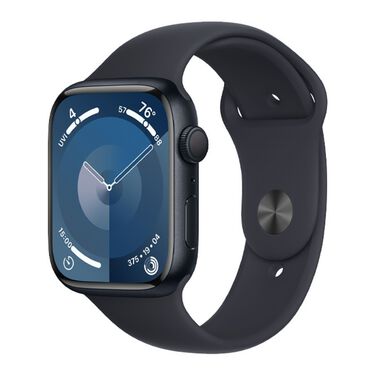 Apple Watch Series 9 Caixa Meia - Noite de Alumínio 45mm Pulseira Esportiva Meia - Noite M-G image number null