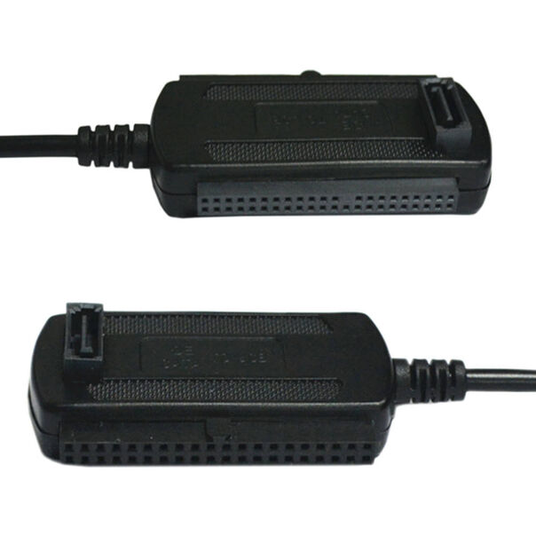 Cabo Adaptador USB HD Conversor de IDE Para Sata Com Fonte 3 Em 1 image number null