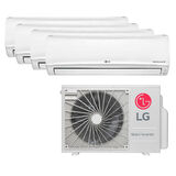 Ar Condicionado Multi Split Inverter LG 30.000 Btus com 3 Evap 7.000 e 1 Evap 24.000 Quente e Frio 220v