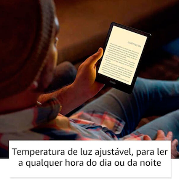 Kindle Paperwhite Amazon 11 Geração com 16GB. Tela de 6.8 - Preto image number null