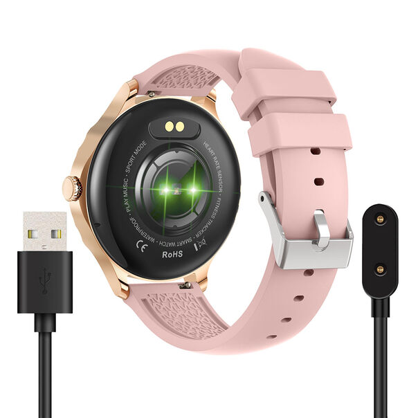 Smartwatch Relógio Inteligente 30mm Haiz My Watch G Power Hz-sm06 Cor:rosa image number null
