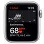 Apple Watch SE GPS + Cellular. 44mm Caixa de Alumínio com Pulseira Esportiva - Prata