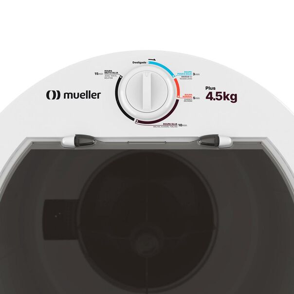 Tanquinho Máquina de lavar roupa Semiautomática Mueller Plus 4.5kg Branca - Branco - 127V image number null
