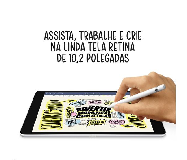 iPad 9 Geração 10.2" Wi-fi 64GB - Cinza Espacial image number null