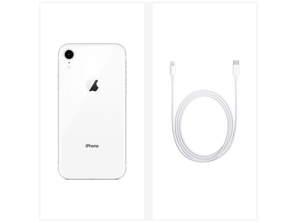 iPhone XR Apple 128GB Branco 6 1” 12MP iOS  - 128GB - Branco image number null