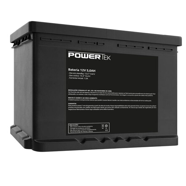 Bateria Powertek 12V 5AH EN010 image number null