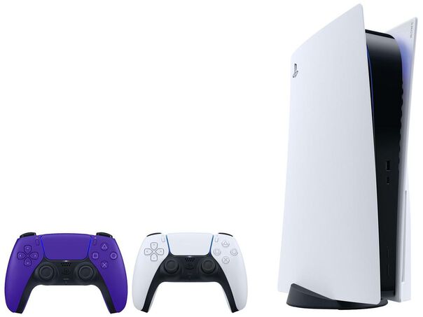 PlayStation 5 825GB 1 Controle Branco Sony + Controle DualSense Galatic Purple - Roxo image number null