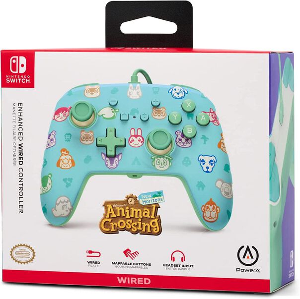Controle Powera Wired (com Fio) - Animal Crossing - Switch image number null