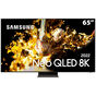 Smart TV 65 Pol Neo QLED 8K 65QN700B + Smart TV 32 Pol QLED Full HD  The Frame 32LS03B Samsung - Aço Escovado