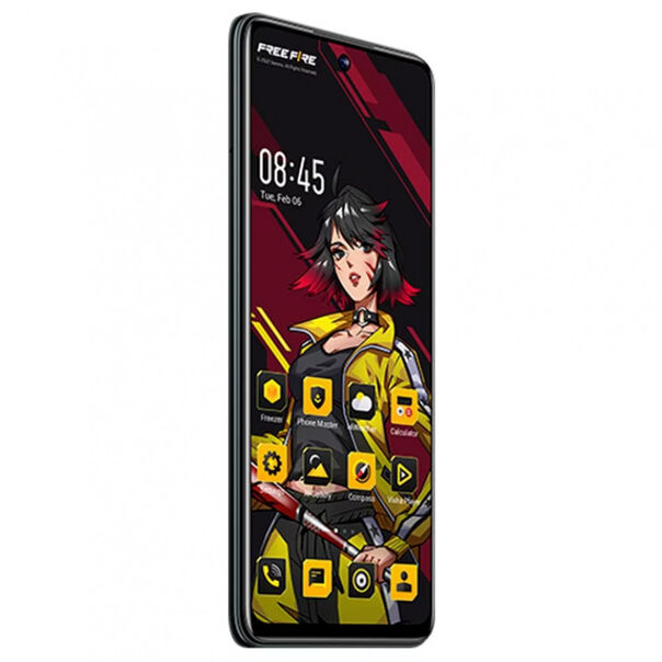 Smartphone Free Fire Limited Edition Black com 128 GB. Tela 6.78 Infinix - Preto image number null