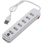 Hub USB 2.0, 7 Portas, Bright 0191 - Branco