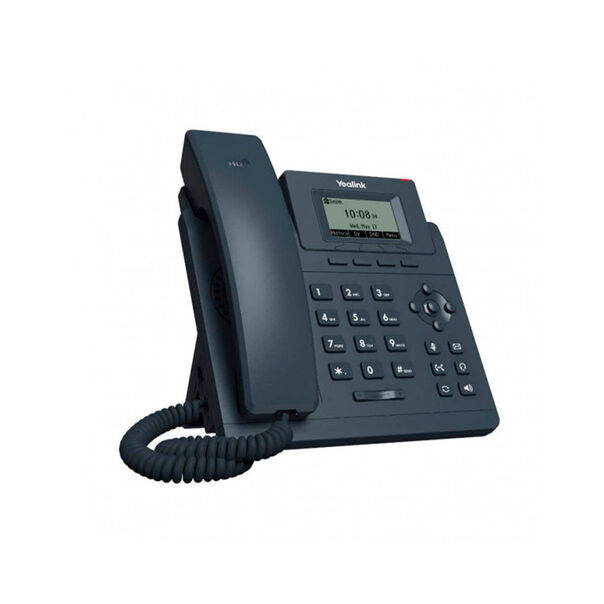 Telefone com Fonte IP Yealink SIP T30P - Cinza - Bivolt image number null