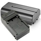 Kit Bateria e Carregador NP-F550 - NP-F570 para Sony  Monitores e Iluminadores de Led