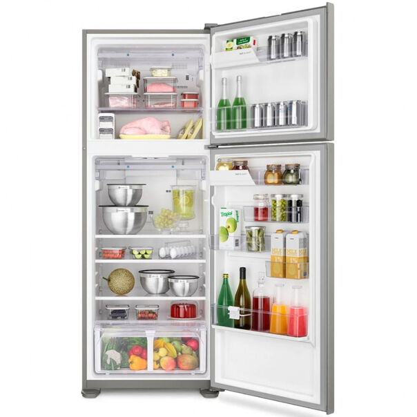 Geladeira Electrolux IT56S Frost Free com Tecnologia Inverter e Top Freezer Efficient 474 L - Inox - 110V image number null