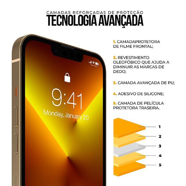 Capa Dinamic e Pelicula Coverage para iPhone13ProMax-Gshield image number null