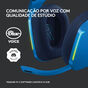 Headset Gamer Sem Fio Logitech G733 7.1 Dolby Surround RGB com Blue Voice para PC e PlayStation Azul