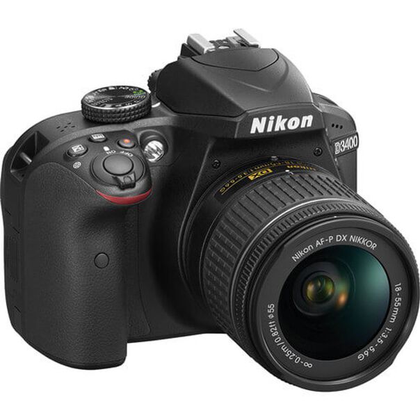 Kit Câmera Nikon D3400 com Lente Nikkor 18-55mm VR + 70-300mm ED image number null