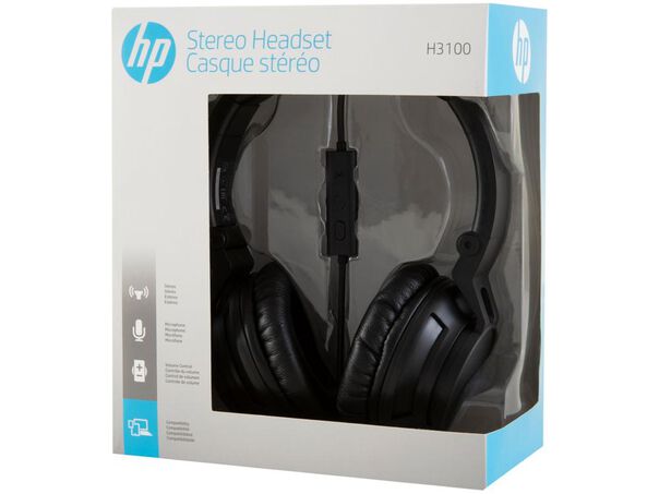 Headphone HP H3100 com Microfone Preto image number null