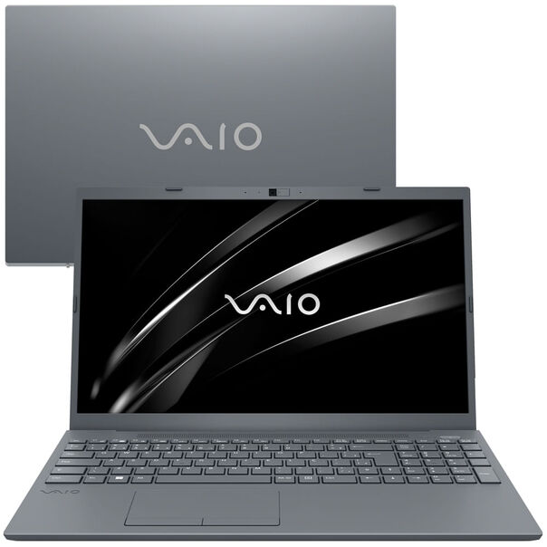 Notebook VAIO® FE15 AMD® Ryzen 5-5500U Linux 16GB 512GB SSD Full HD - Prata Titânio image number null