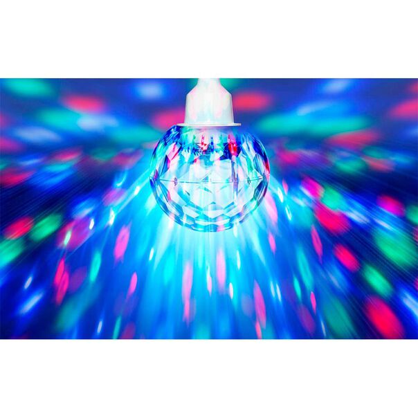 Globo de luzes LED giratório 360° para festas image number null