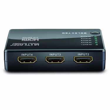 Switch HDMI Multilaser 5 Portas Alta Definição de 1080p + Controle Remoto Preto - WI346 WI346 image number null