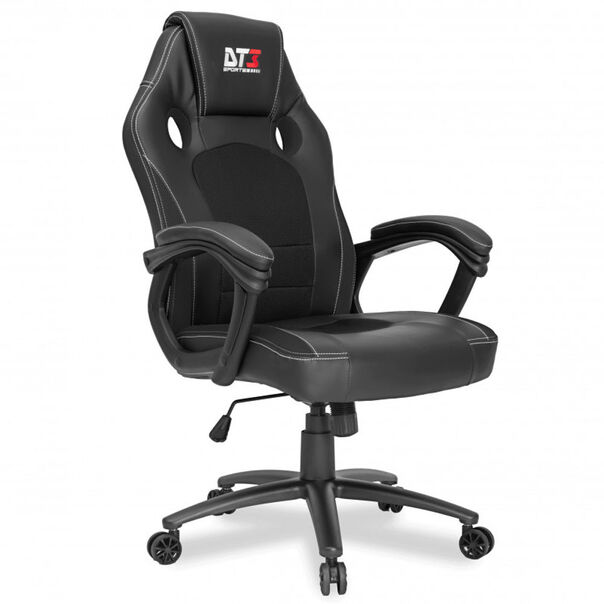 Cadeira Gamer DT3 Sports GT com Revestimento em Couro PU e Tecido - Preto image number null