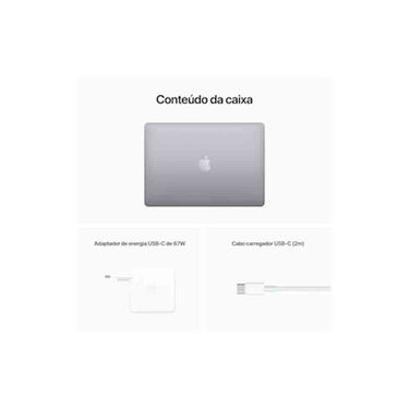MacBook Pro Apple 13.3 Polegadas Chip M2 8GB RAM - Cinza image number null