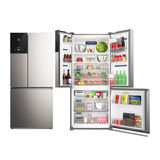 Geladeira Refrigerador Electrolux Efficient 3 Portas 590L Inox IM8S - 110V
