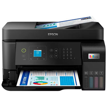 Impressora. Copiadora. Scanner Multifuncional Tanque de Tinta Epson EcoTank L5590 Wireless - Preto - Bivolt image number null