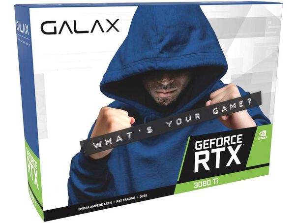 Placa de Vídeo Galax GeForce RTX 3080 TI 12GB GDDR6X 384 bits Serious Gaming Series image number null