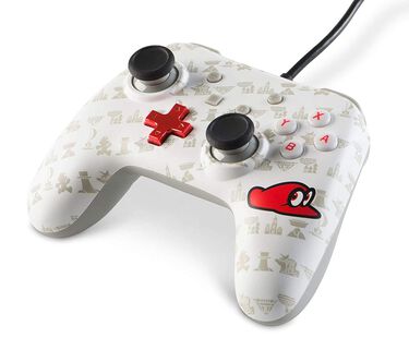 Controle Powera Wired (com Fio) - Mario Odyssey Cappy - Switch image number null