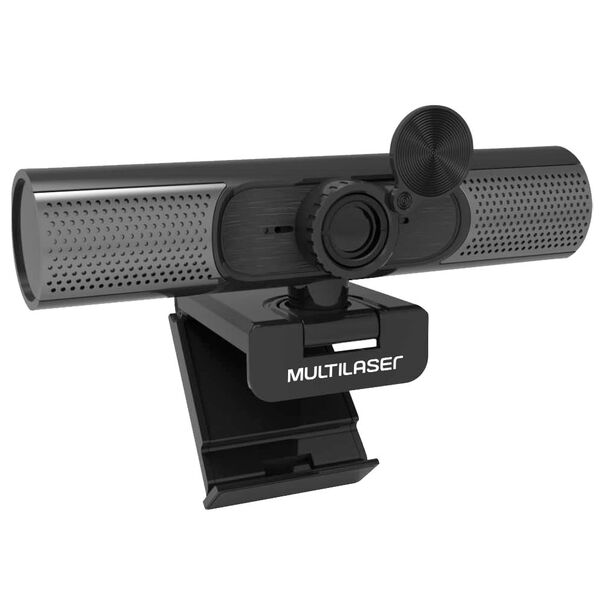 Webcam Ultra Hd 2k 30Fps Autofoco Cancelamento de Ruído Microfone Duplo Conexão Usb Preto - WC053 WC053 image number null