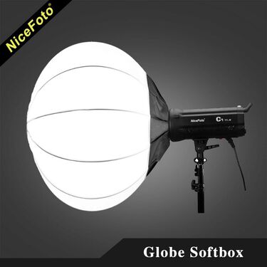 Globo Difusor NiceFoto 80cm Softbox Bowens para Flash e Iluminação image number null