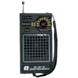 Rádio Portátil RM-PSMP32 Dunga VII AM-FM 300mW RMS Motobras - Preto - Bivolt