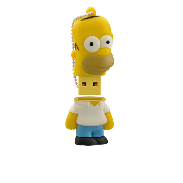 Pen Drive Homer Simpsons 8GB USB Leitura 10MB-s e Gravação 3MB-s Multilaser - PD070 PD070 image number null
