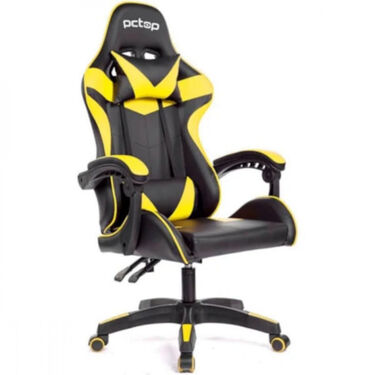 Cadeira Gamer PCTop Strike Amarela - SE1005 - Amarelo image number null
